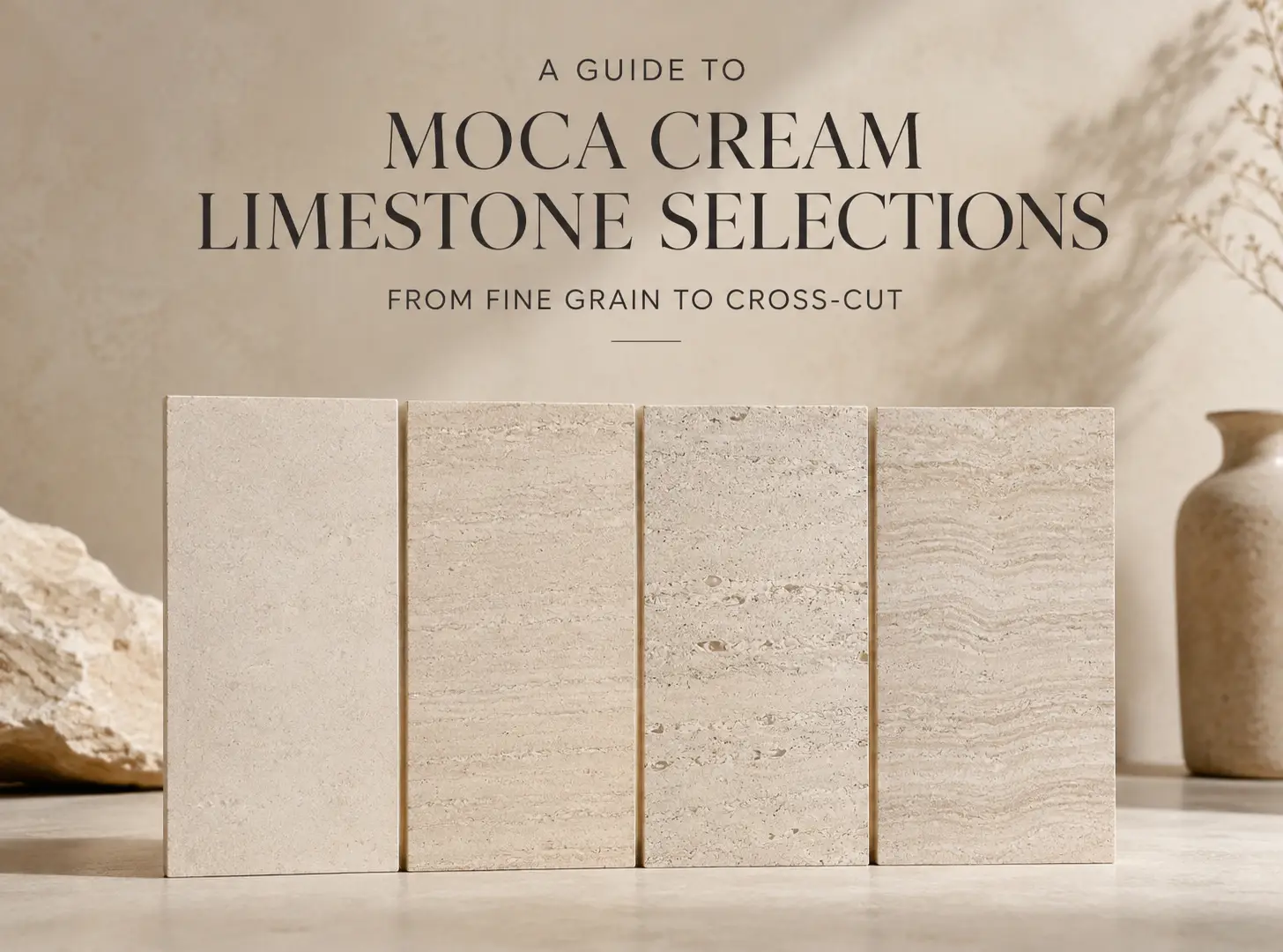 Moca Cream limestone selections guide